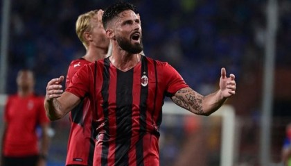  AC米兰补时绝杀乌迪内斯，吉鲁头槌助红黑军团登顶